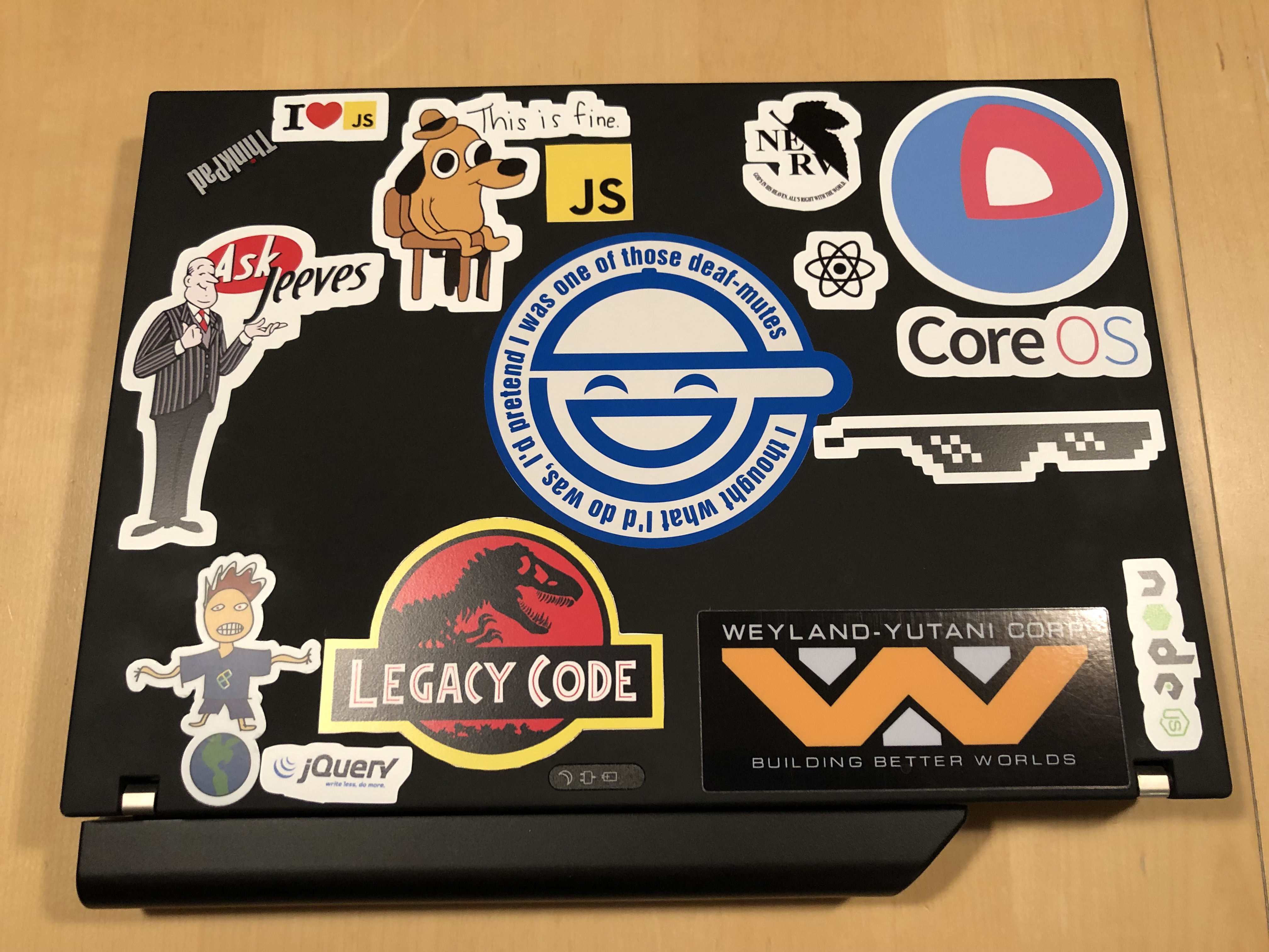 I tend to go overboard with stickers.