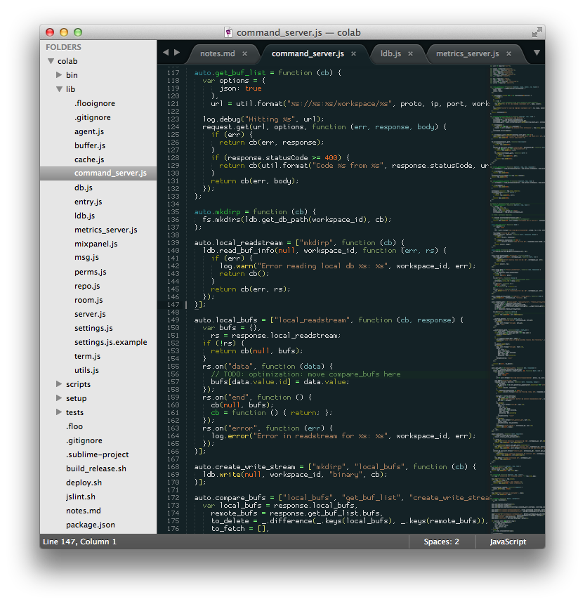 Proggy Tiny in Sublime Text